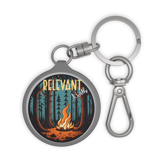 fireside forest keychain